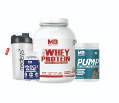 Whey Protein-Pre-Workout -Muscle Pump-with free shaker