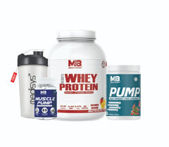Whey Protein-Pre-Workout -Muscle Pump-with free shaker
