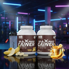 Max Mass Gainer 3kg pack of 2-Free-Shaker