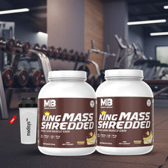 KING MASS SHREDDED GAINER -3kg pack of 2
