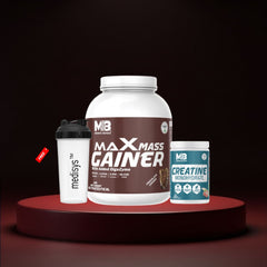 Max Mass Gainer-Creatine Monohydrate-Shaker