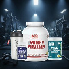 Lean Muscle Gain Combo-Whey Protein-EAA+Glutamine-Muscle Pump-with free shaker