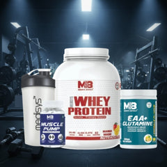 Lean Muscle Gain Combo-Whey Protein-EAA+Glutamine-Muscle Pump-with free shaker
