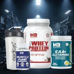 Lean Muscle Gain Combo-Whey Protein-EAA+Glutamine-Muscle Pump-with free shaker