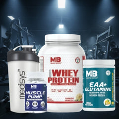Lean Muscle Gain Combo-Whey Protein-EAA+Glutamine-Muscle Pump-with free shaker