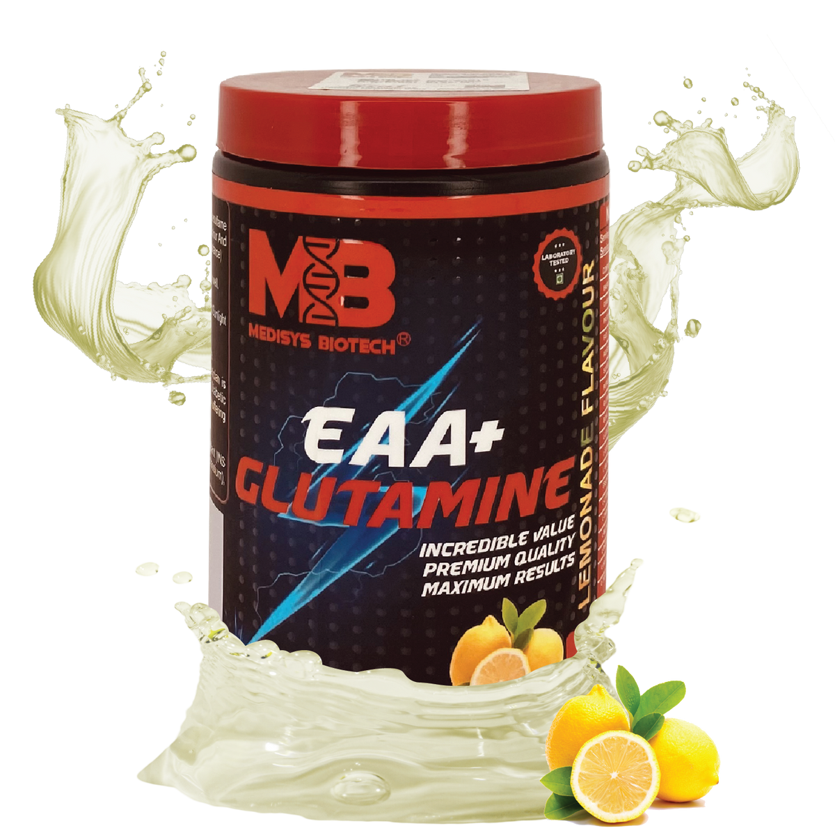 Medisys - EAA + L-GLUTAMINE 300g Lemonade