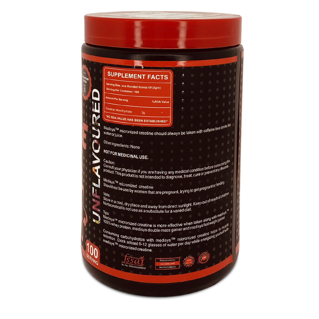CREATINE MONOHYDRATE- UNFLAVOURED – medisyskart Creatine monohydrate near me