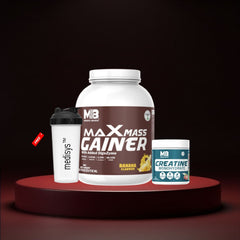 Max Mass Gainer-Creatine Monohydrate-Shaker