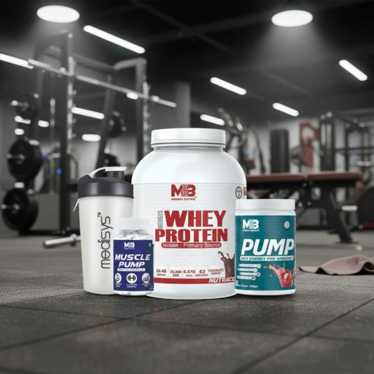 Whey Protein-Pre-Workout -Muscle Pump-with free shaker